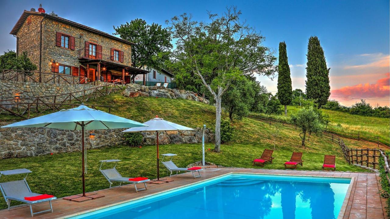 La Casa Di Elsa 6, Emma Villas Santa Fiora Eksteriør billede
